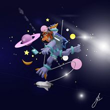 My completed project for 3D Character Creation in Blender ( with Mohamed Chahin) . Projekt z dziedziny Kreat, wność, Projektowanie postaci, 3D, Trad, c, jna ilustracja,  Modelowanie 3D,  Projektowanie 3D i Projektowanie graficzne użytkownika Bertrand John - 17.03.2022