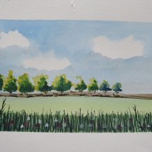 My project for course: Watercolor Travel Journal. Traditional illustration, Watercolor Painting, Architectural Illustration, and Sketchbook project by dinans - 03.22.2022