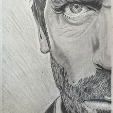 Dr House potrait. Traditional illustration project by Antonio Console - 03.22.2022