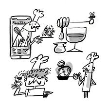 GENTLEMAN Mag / Tendencias en gastronomía 2022. Traditional illustration, and Editorial Design project by Del Hambre - 03.22.2022