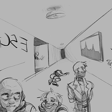 Meu projeto do curso: Fundamentos do desenho de pessoas a partir da imaginação Ein Projekt aus dem Bereich Traditionelle Illustration, Bildende Künste, Skizzenentwurf, Bleistiftzeichnung, Zeichnung, Artistische Zeichnung und Anatomische Zeichnung von anatitina25 - 22.03.2022