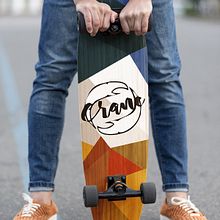 Diseño gráfico para tabla de skate. Un progetto di Design, Br, ing, Br, identit e Graphic design di Juan Algaba Almerich - 01.10.2018