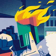 Cuidado con el compra ahora y paga después Ein Projekt aus dem Bereich Editorial Illustration, Traditionelle Illustration und Digitale Illustration von Daniel Crespo Saavedra - 19.12.2021
