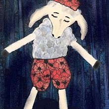 Mein Kursprojekt: Illustrationstechniken für Kindergeschichten. Un progetto di Illustrazione tradizionale, Character design, Papercraft, Disegno, Illustrazione digitale, Illustrazione infantile e Narrativa di Frauke Jacobi - 23.03.2022