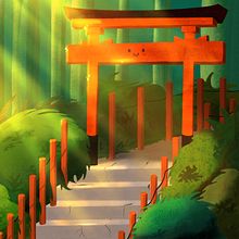 My project for course: Atmospheric Scenes in Procreate: Paint with Color and Light. Traditional illustration, and Digital Illustration project by Lily D - 03.23.2022