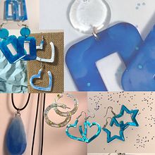 Mi Proyecto del curso: Diseño de joyería en resina. Projekt z dziedziny Projektowanie dodatków, Craft, Projektowanie biżuterii i DIY użytkownika mjperabadjurado - 23.03.2022