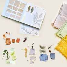 dye journal - dyeiry. Een project van Textiel verven y  Botanische illustratie van Sylvia Machgeels - 23.03.2022