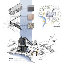 Family House Design - Idea Development. Design, Traditional illustration, and Architecture project by David Drazil - 03.23.2022