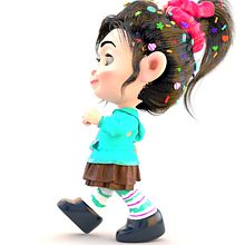 Vanellope Von Schweetz 3D Animation. Un progetto di Animazione 3D, Modellazione 3D, Character design 3D, 3D e Rigging di Jr Flores Carrillo - 01.03.2022
