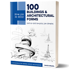 Draw Like an Artist: 100 Buildings & Architectural Forms. Traditional illustration, and Architecture project by David Drazil - 03.24.2022