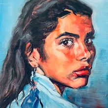 My project for course: Expressive Oil Portraiture: Explore the Alla Prima Technique. Fine Arts, Painting, and Oil Painting project by Prins Nicolas - 03.24.2022