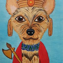 Mi Proyecto del curso: Técnicas de pintura acrílica para ilustración creativa. Traditional illustration, Painting, Creativit, Acr, and lic Painting project by Karina Rosmery Lozano Rodríguez - 03.24.2022