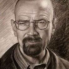 Walter White-Heisenberg. Desenho projeto de Antonio AstutoArt - 24.03.2022
