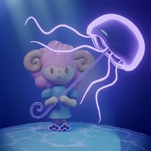 My project for course: Kawaii Character Creation in 3D with Blender . Un progetto di Illustrazione tradizionale, Character design, Illustrazione digitale, Modellazione 3D e Manga di loreatus - 24.03.2022