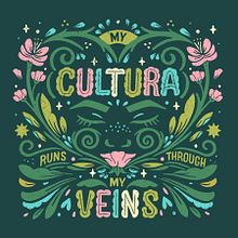 My Cultura - GoFund Me Social Campaign. Projekt z dziedziny Trad, c, jna ilustracja,  Reklama, Liternictwo c, frowe, T, pografia,  Pismo dekorac i jne użytkownika Roselly Monegro - 24.03.2022