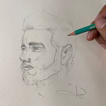 Mi Proyecto del curso: Sketchbook de retrato: explora el rostro humano. Un projet de Esquisse , Dessin, Dessin de portrait, Dessin artistique, Carnet de croquis et Illustration traditionnelle de Luis Hernandez - 24.03.2022