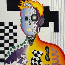 Portrait on wall. Un projet de Art urbain , et Peinture de Agnieszka - 10.03.2022