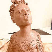 Meu projeto do curso: Introdução à escultura figurativa com argila. Fine Arts, and Sculpture project by juliamanta - 03.24.2022