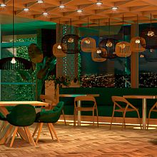 Mi Proyecto del curso: Render de interiores con SketchUp y V-Ray Next. Un progetto di Architettura, Architettura d'interni, Architettura digitale e ArchVIZ di Santiago Echavarria Ramirez - 09.03.2022