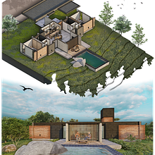 My project for course: Digital Illustration of Architectural Projects. Un progetto di Architettura, Paesaggismo, Illustrazione digitale, Architettura digitale e Illustrazione architettonica di rajaarch - 24.03.2022