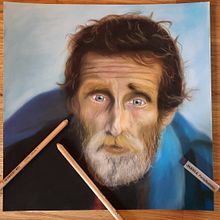 Mein Kursprojekt: Realistisches Porträt mit Kreidepastellen. Un proyecto de Ilustración tradicional, Bellas Artes, Dibujo, Dibujo de Retrato y Dibujo realista de Petra Köster - 25.03.2022