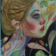 Mi Proyecto del curso: Ilustración artística con tinta china y acuarela. Traditional illustration, Drawing, Watercolor Painting & Ink Illustration project by Jethzabet Yañez - 03.25.2022