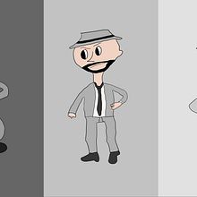 Diseño de personajes retro para animación: Lewis Ein Projekt aus dem Bereich Design, Animation, Design von Figuren und 2-D-Animation von Federico Alvarado Flores - 23.03.2022
