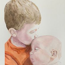 Portrait. Projekt z dziedziny Trad, c, jna ilustracja,  Sztuki piękne, Malowanie akwarelą, Portret, Stor i telling użytkownika vacker8 - 25.03.2022