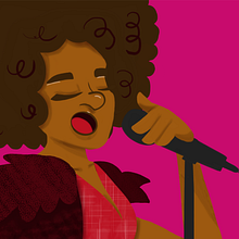 Betty Davis Ein Projekt aus dem Bereich Traditionelle Illustration, Digitale Malerei und Digitale Zeichnung von Vanessa Francisco - 20.03.2022