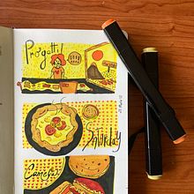 Il mio progetto del corso: Diario illustrato: un'abitudine per vivere ogni giorno con consapevolezza. Projekt z dziedziny  Sztuki piękne, Sketching, Kreat, wność,  R, sunek i Sketchbook użytkownika Giorgia Li - 26.03.2022