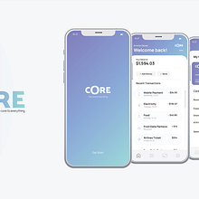 CORE APP - UI DESIGN Ein Projekt aus dem Bereich UX / UI, Design und Traditionelle Illustration von Nicolas Christodoulou - 06.02.2022