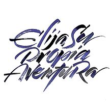 Calligraphy piece for a book cover. Calligraph, Education, and Design project by Melissa Roko - 03.26.2022