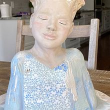 My project for course: Sweet Girl. Fine Arts, and Sculpture project by Denise Wood Wood - 03.22.2022