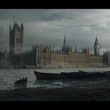 London Parliament - Enola Holmes (2021). Projekt z dziedziny Trad, c, jna ilustracja, Concept art,  Manager art, st i czn użytkownika Sergei Sarichev - 17.10.2021