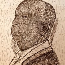 My project for course: Introduction to Portraits with India Ink and Nibs. Traditional illustration, Fine Arts, Pencil Drawing, Portrait Drawing & Ink Illustration project by Brad Harper - 03.20.2022