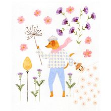 Lola, my sister's dog :) Ein Projekt aus dem Bereich Traditionelle Illustration, Aquarellmalerei und Kinderillustration von Marta Moslw - 27.03.2022