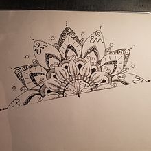 Mon projet du cours : L'art de dessiner des mandalas : créez des motifs géométriques. Drawing & Ink Illustration project by marie billebeau - 03.27.2022