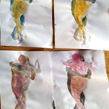 Il mio progetto del corso: Illustrazione sperimentale e creativa con china e acrilico . Ilustrație tradițională de Caterina Betti - 03.27.2022