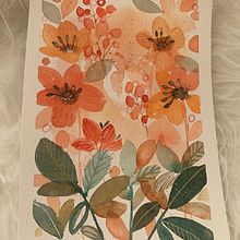 Mijn project van de cursus: Bloemen aquarelleren: leg contact met de natuur. Traditional illustration, Painting, Watercolor Painting, and Botanical Illustration project by cindyceyssens - 03.27.2022