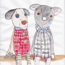 Stuffed animals from Mine. Un projet de Illustration traditionnelle de Katja - 27.03.2022