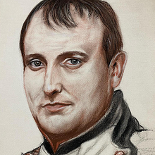 Retrato de Napoleon Bonaparte. Un proyecto de Dibujo de Retrato, Dibujo a lápiz y Dibujo anatómico de Cássio Bergamasco - 27.03.2022