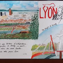 Mon projet du cours : Carnet de voyage à l’aquarelle. Traditional illustration, Watercolor Painting, Architectural Illustration, and Sketchbook project by Emilie Adelin - 03.26.2022