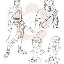 Mi Proyecto del curso: El arte del manga: dibuja personajes únicos. Un progetto di Character design, Disegno a matita, Disegno, Illustrazione con inchiostro e Manga di Tetsuya c - 28.03.2022