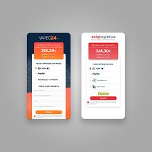 Diseño UX / UI Pasarela de pago. Un progetto di UX / UI, Graphic design e Web design di Juan Algaba Almerich - 01.02.2022