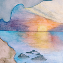 Mi Proyecto del curso: Paisajes atmosféricos en acuarela. Un proyecto de Bellas Artes, Pintura y Pintura a la acuarela de Virginia Daga - 28.03.2022