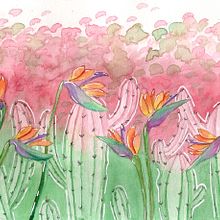 Mi Proyecto del curso: Técnicas de acuarela en negativo para ilustración botánica. Un progetto di Illustrazione tradizionale, Pittura ad acquerello e Illustrazione botanica di Constanza Roblero - 28.03.2022