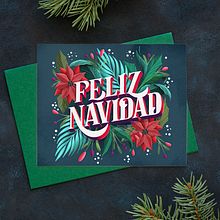 Tarjetas Navideñas. Un proyecto de Ilustración tradicional, Lettering digital y Lettering de Bren Navarro - 21.03.2022