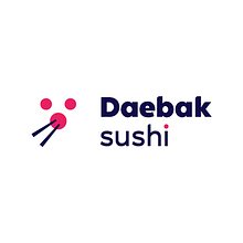 Daebak Sushi - Korean Restaurant. Een project van  Br, ing en identiteit, Grafisch ontwerp y Logo-ontwerp van joaquin_20 - 28.03.2022