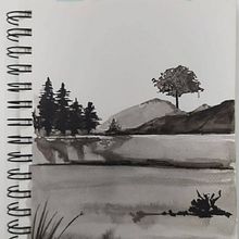 Aguadas de Nanquim. Un progetto di Pittura e Belle arti di Ana Paula Penkala - 26.03.2022