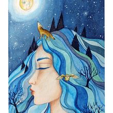 My project for course: Watercolor Techniques for Dreamlike Illustrations. Traditional illustration, Drawing, Watercolor Painting, and Editorial Illustration project by Donna van Oorschot - 03.29.2022